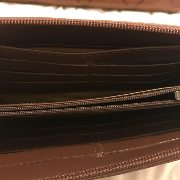 Longchamp Leather bag with matching wallet - Picture 3 of 6